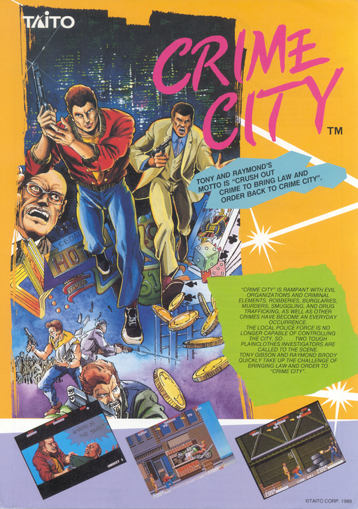 Crime City (Japan) Arcade Game Cover
